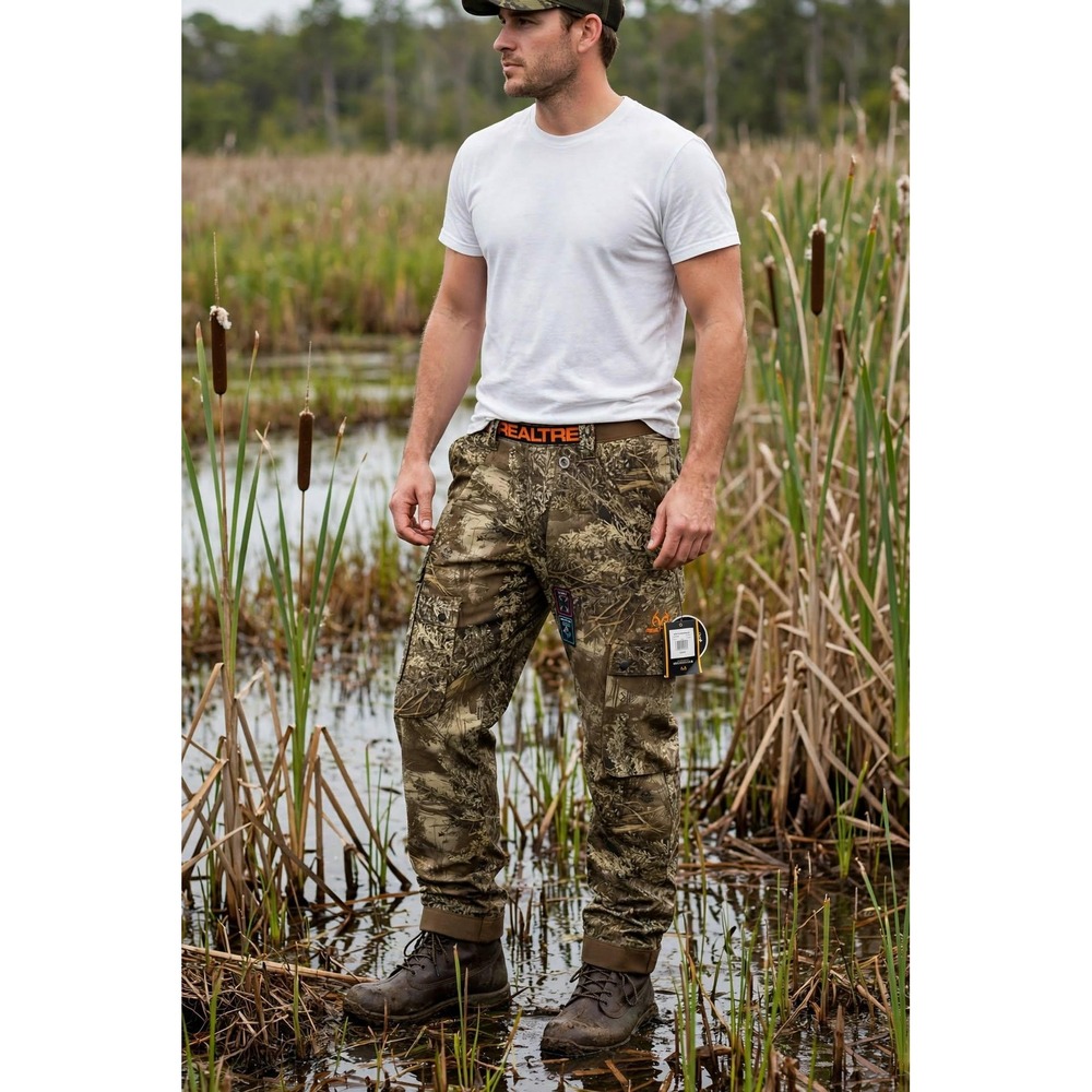 Realtree Mens XL 40/42 Performance Cargo Pants Max-1 XT Camo Hunting NWT